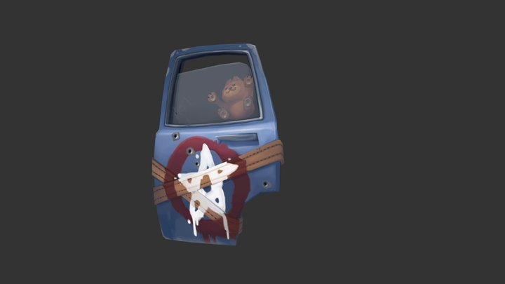Riot Shield 3D Model