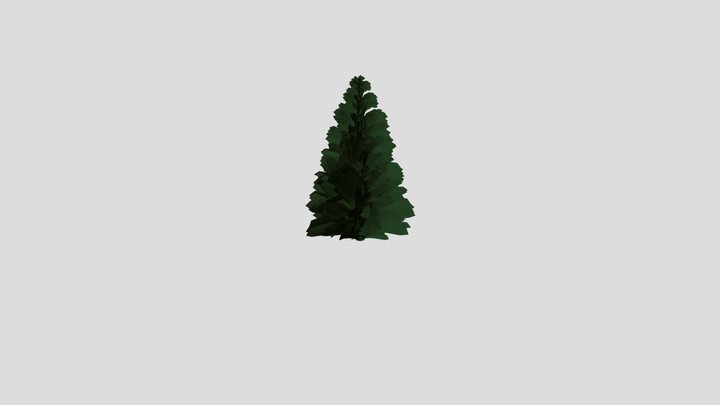 TREE 3D MODEL AR-VR-GAME MIDPOLY 3D Model
