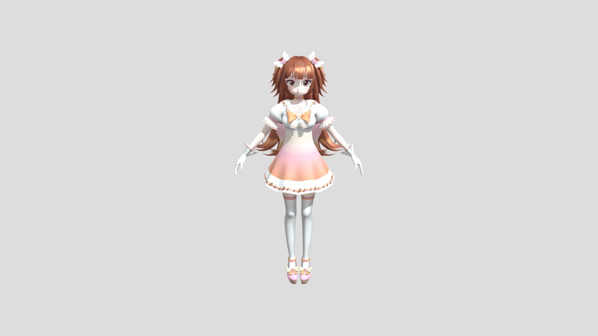 Michi Melody - Download Free 3D model by ilyakardailskiy [478c447 ...