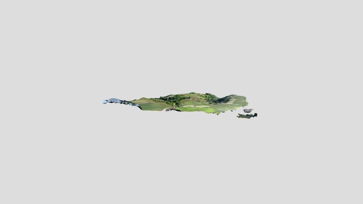montmelas terrain 3D Model