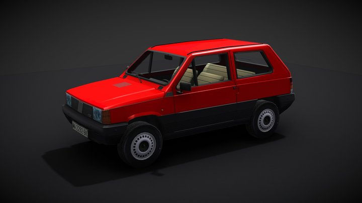 Fiat Panda 3D Model