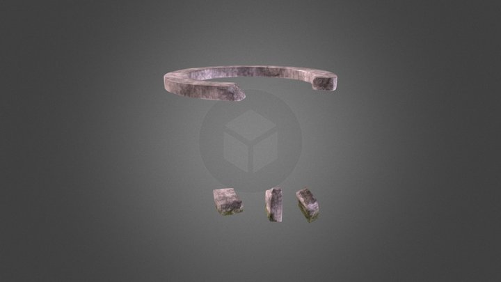 Broken altar top 3D Model