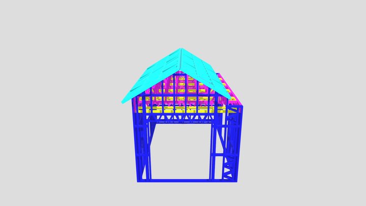 1. Модель - Пристройка 25 м2 в г.Ростов-на-Дону 3D Model