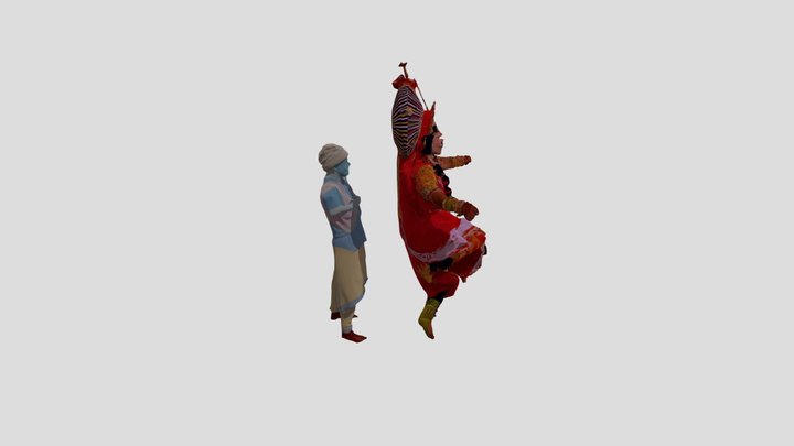 Yakshagana model 3D Model