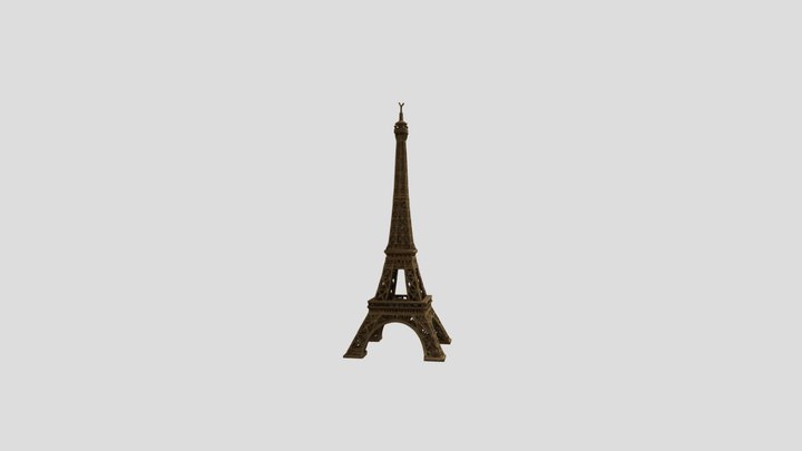 Eiffel Tower Miniature 3D Model