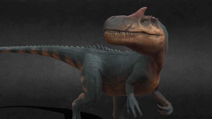 JW Primal Ops Allosaurus 3D Model