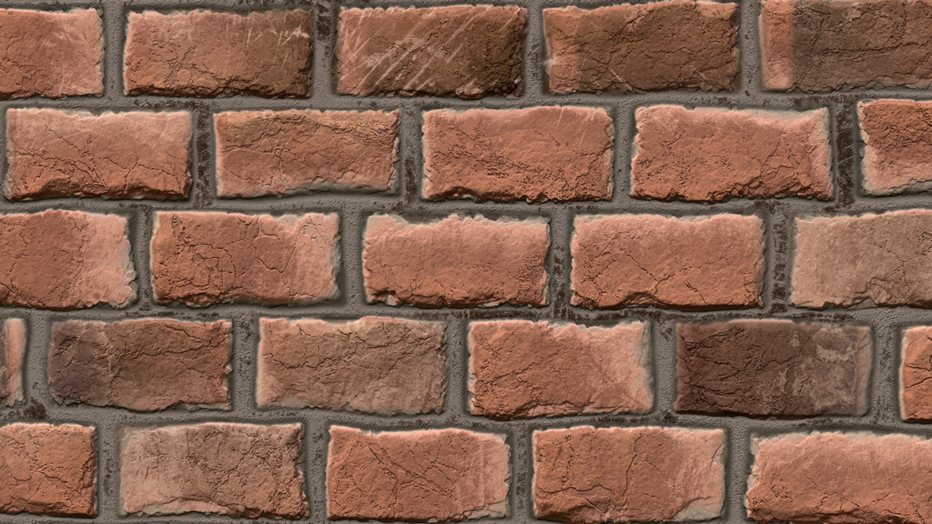 3D model Brick wall material - This is a 3D model of the Brick wall material. The 3D model is about a group of bricks.