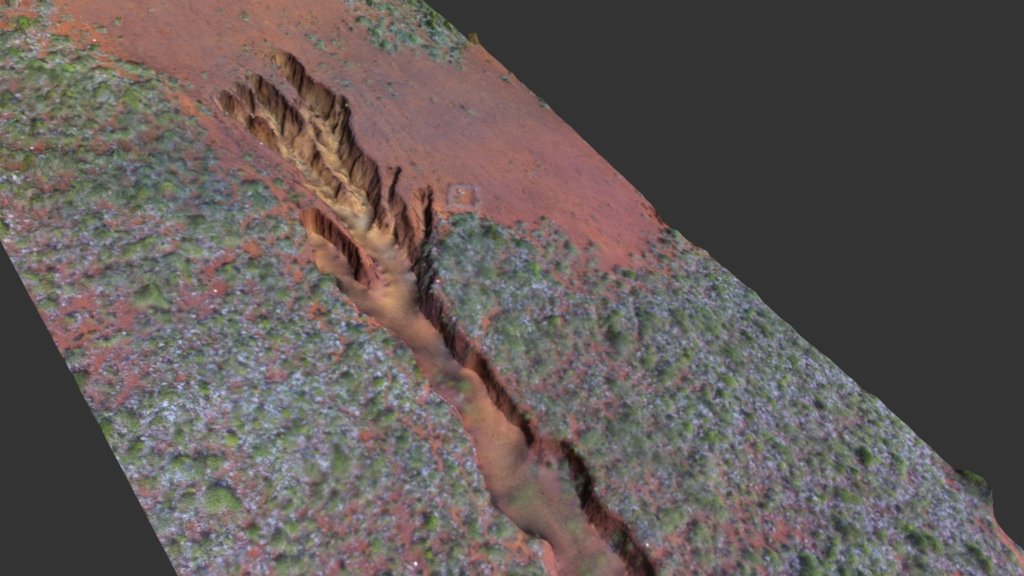 Zone d'érosion (Lavaka) - La Coulée, N.Calédonie