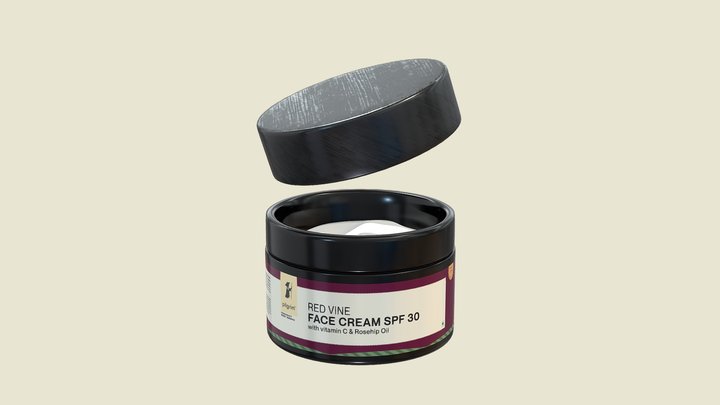Pilgrim 3in1 Face Cream model 3D Model