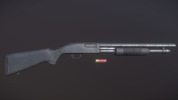 Mossberg 500 3D Model