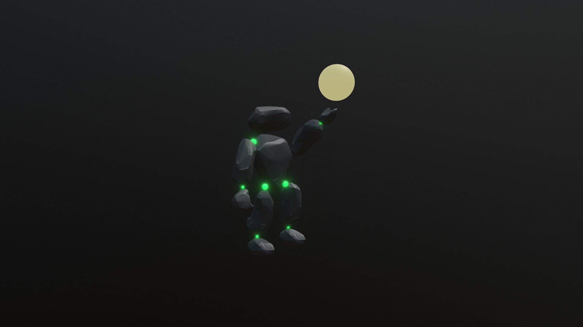 SculptJanuary18 - Day 5: Creature (Golem)