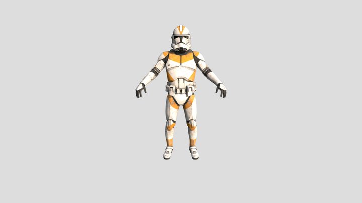 212th Clone Trooper 3D Model