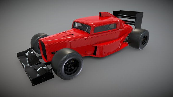 Hot Rod F132 3D Model