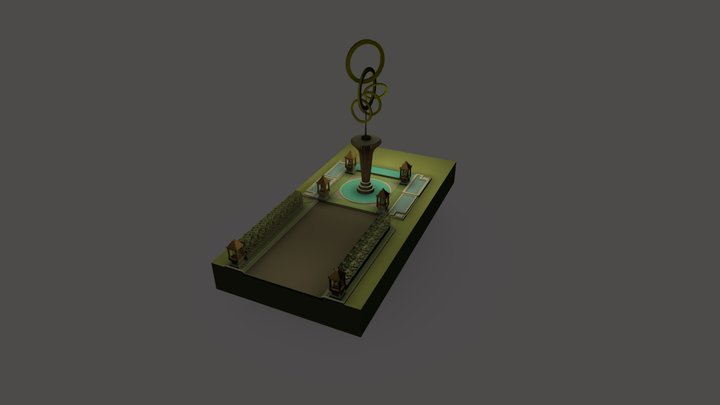 pool+garden 3D Model