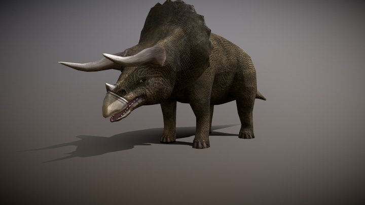 3DRT Dinosaurs - Triceratops 3D Model