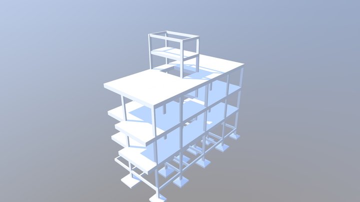 Edifício Residêncial Multifamiliar 3D Model
