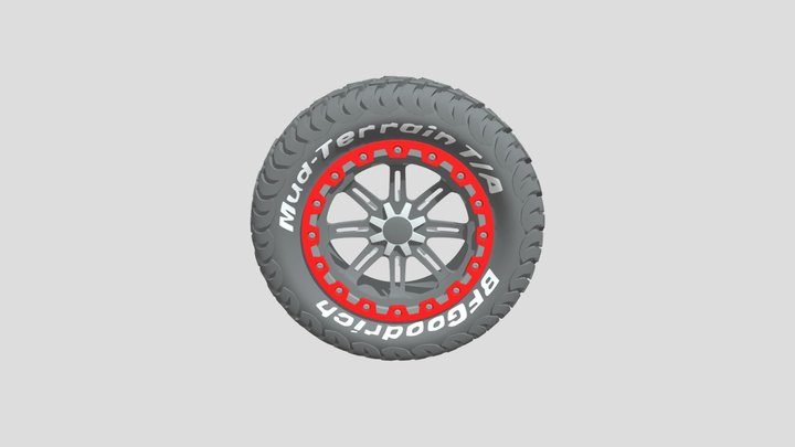 Mudtrrain R16_rogo 3D Model