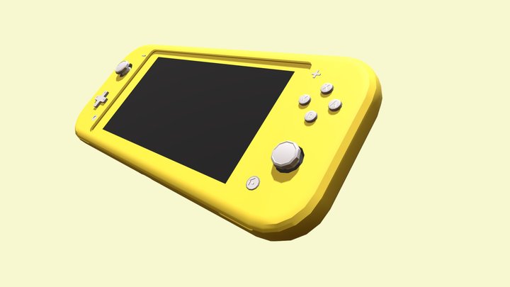 Nintendo Switch Lite 3D Model