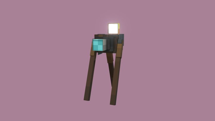 Старая камера 3D Model