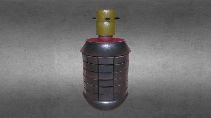 Type 97 Grenade 3D Model