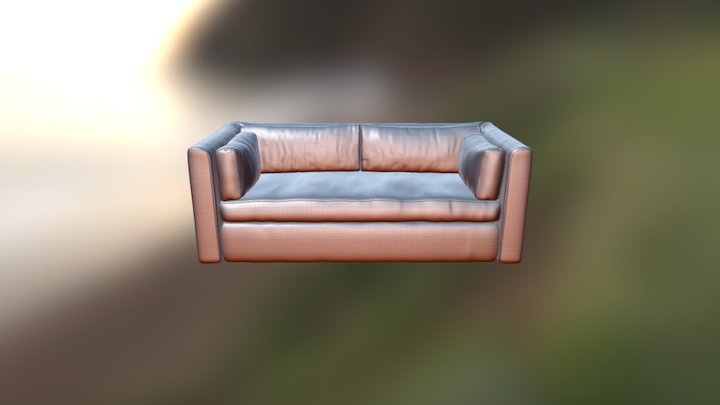 Fourth Level Design Sofa 3D Model