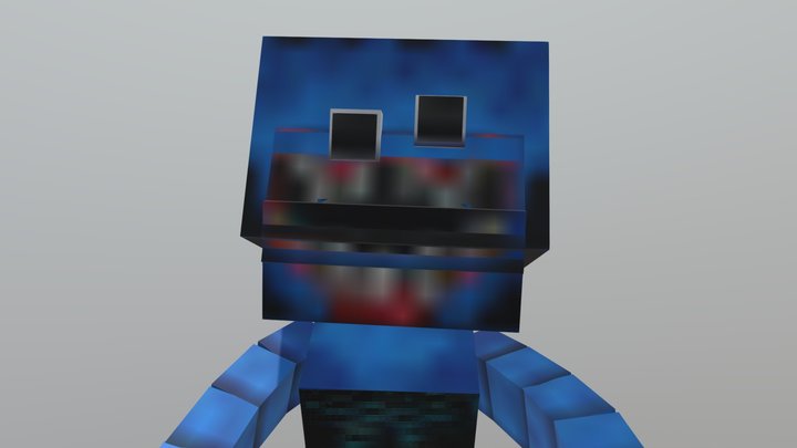 Huggy Wuggy Minecraft Jumpscare 3D Model