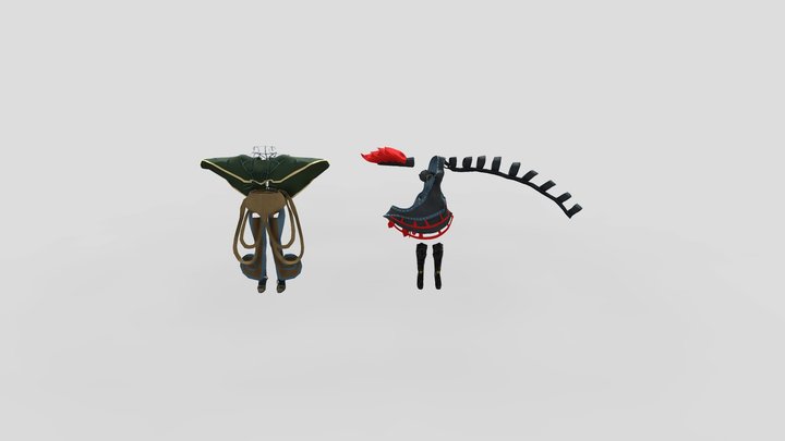 vestidos_para_sketchfab 3D Model