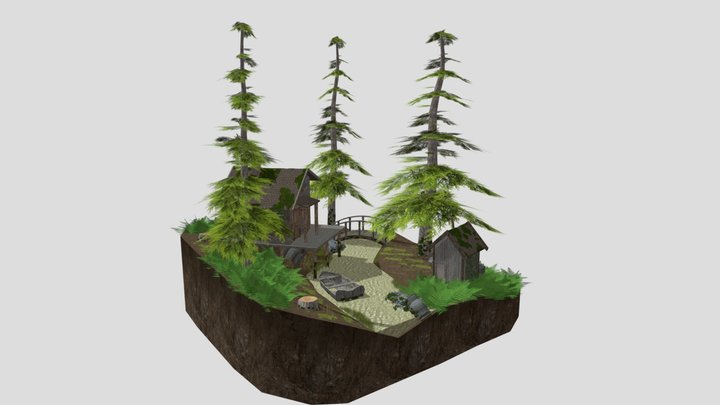 1GGP17 Matthieu Obe Diorama 000 3D Model