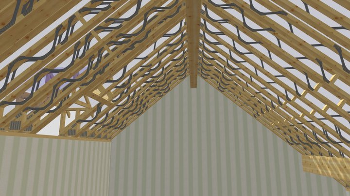 Posi-Rafter Roof 3D Model
