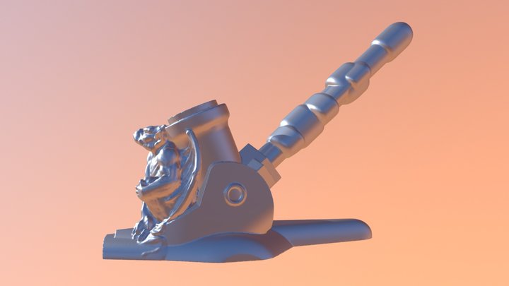 Gargoyle Pipe 3D Model