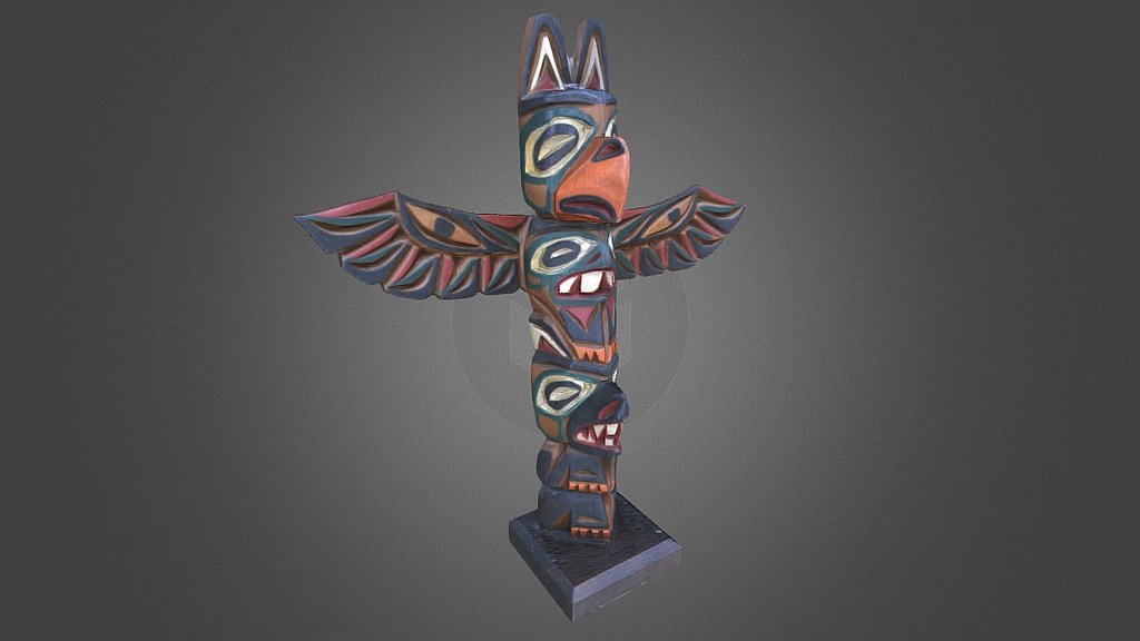 Scanned Totem Pole