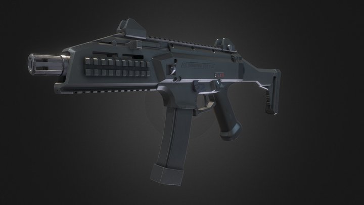 CZ Scorpion Evo3 A1 3D Model