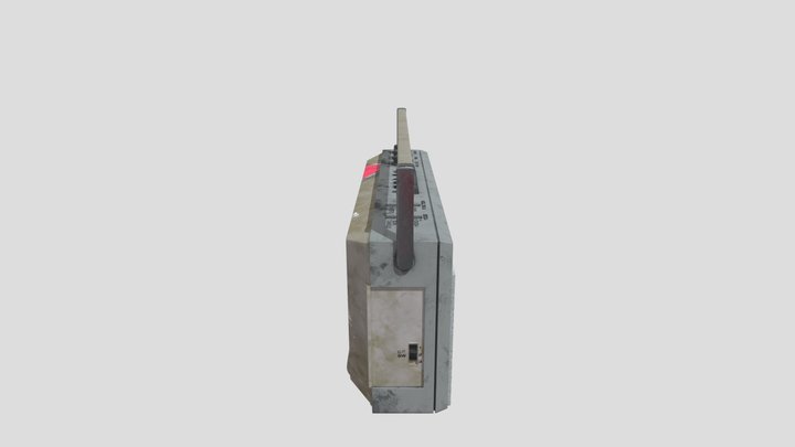 Radio Caset 3D Model
