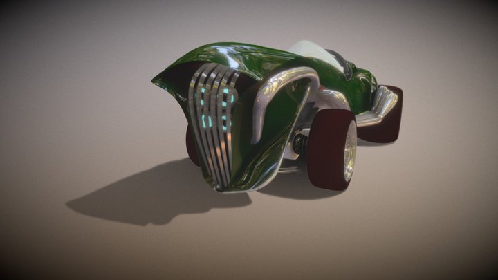 Dieselhawk Racer Gravity Sketch VR 3D Model