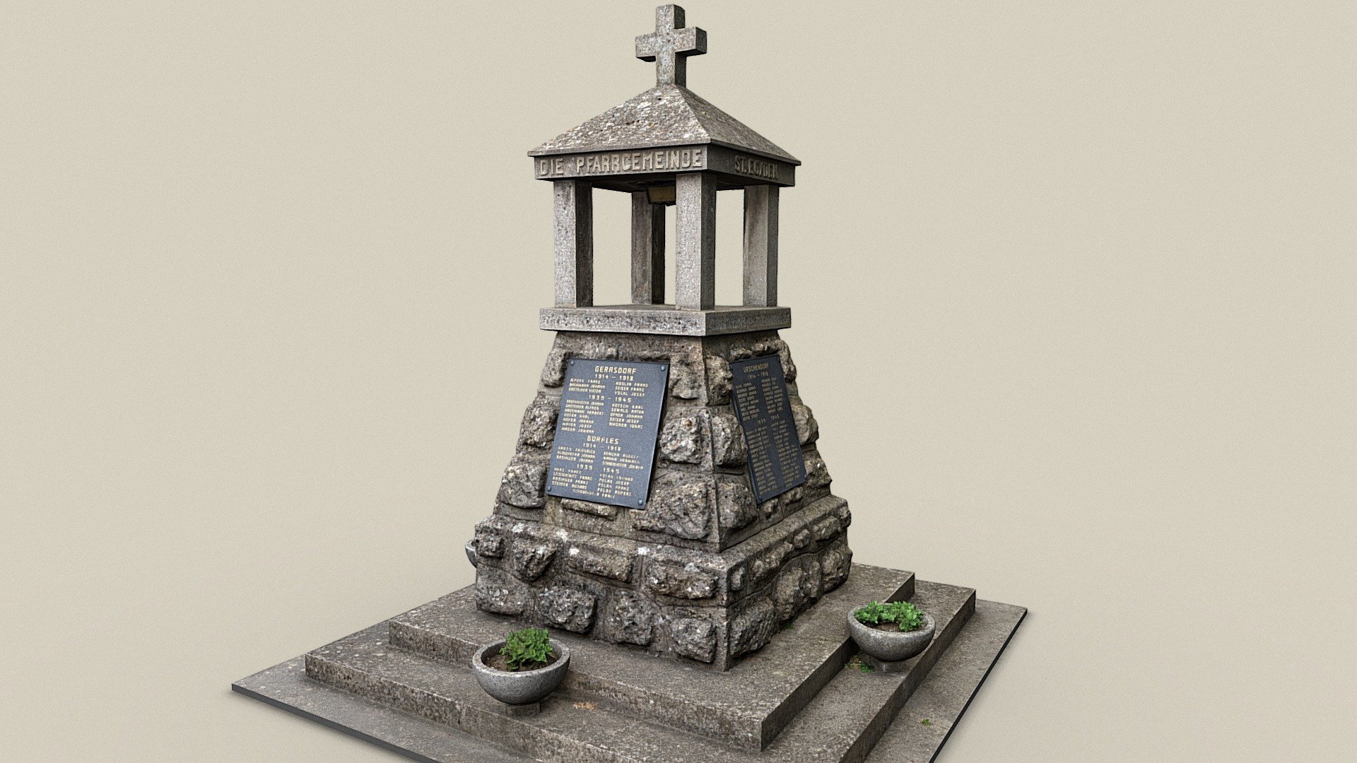 Kriegerdenkmal - Download Free 3D model by noe-3d.at (@www.noe-3d.at ...