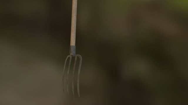 Pitchfork 3D Model