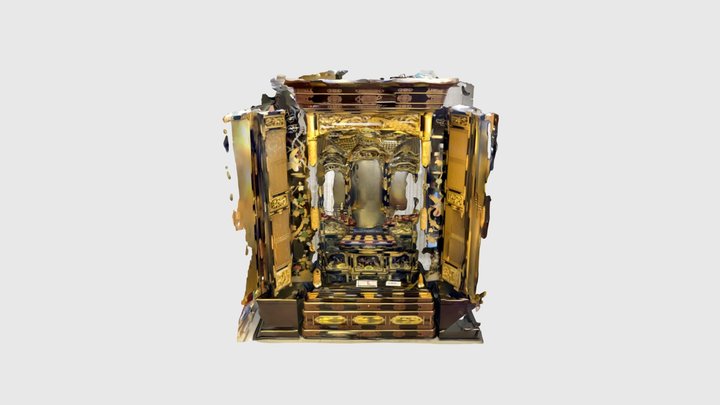 仏壇 3D Model