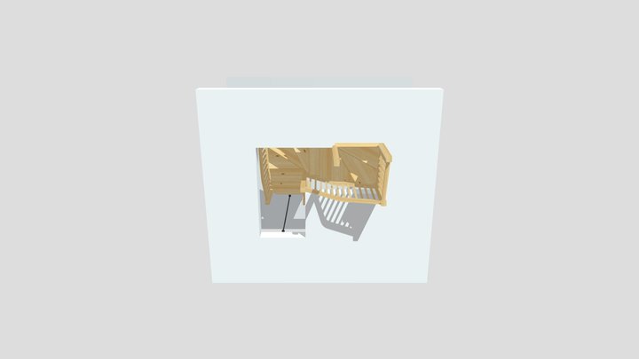 Z Form With Handrails 3D Model