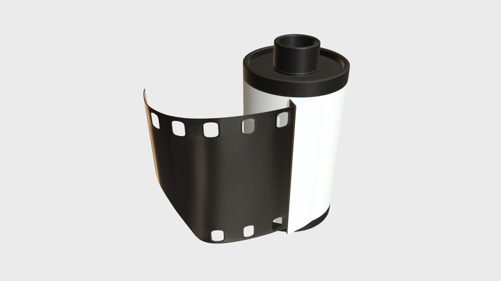 Film roll 3D Model