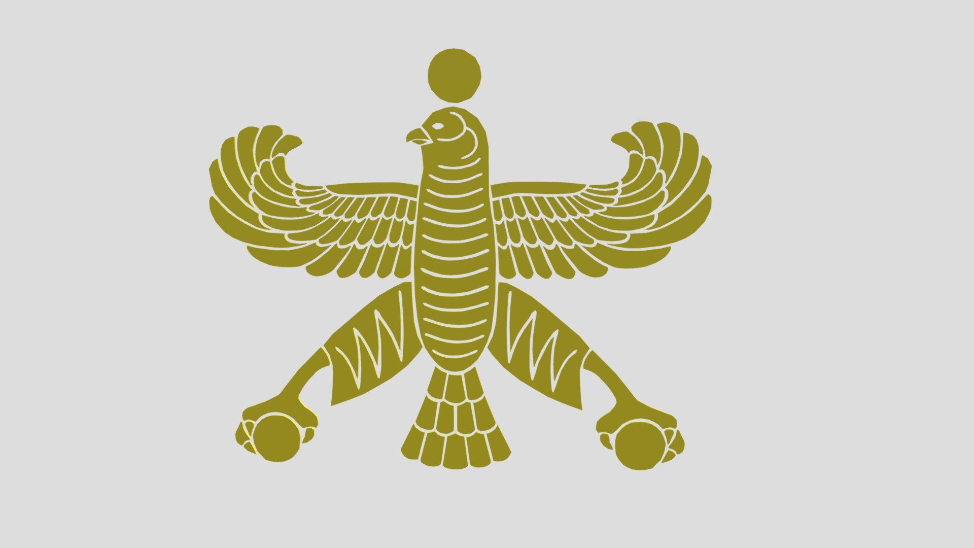 Achaemenid Empire logo ( هخامنشیان ) - Download Free 3D model by ARAZ ...