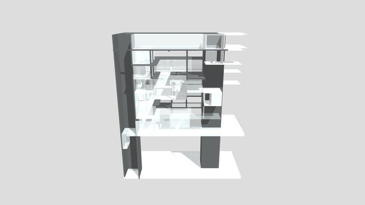 structure chunk model 3D Model