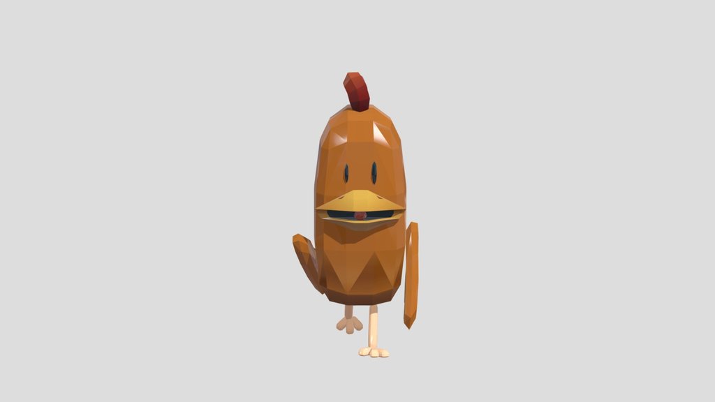 Long Orange Chicken Walk