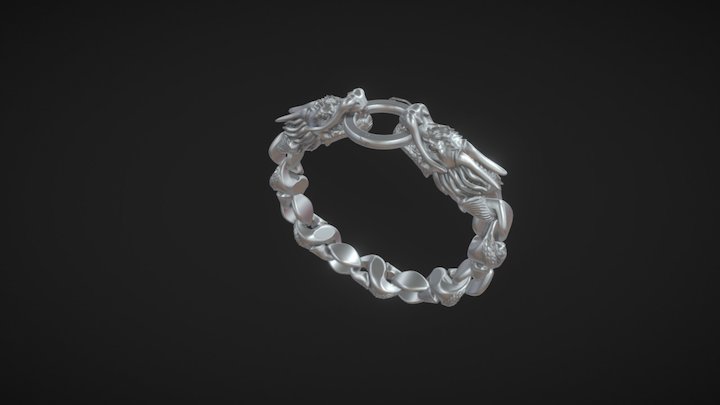 Dragon Bracelet 3D Model