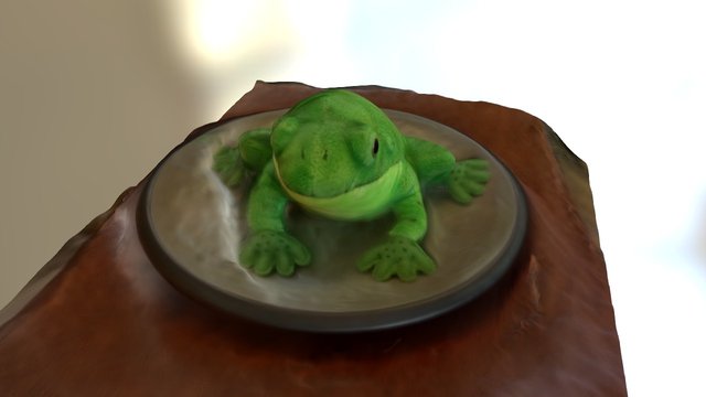 Stuffed Animal Frog Scan 2 3D Model