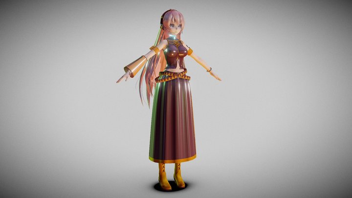 Tda Megurine Luka – Gratis 3D-model STL