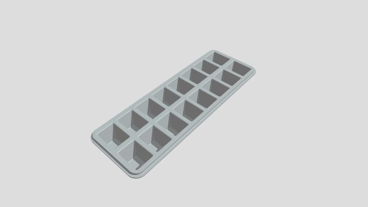 Ice Cube Tray 3D Model