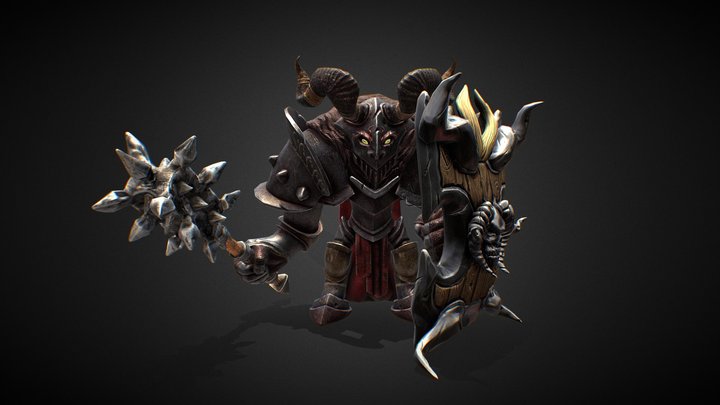 Beast Warlord 3D Model