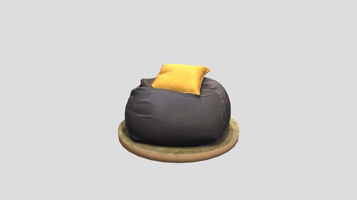 MUJI lazy couch 3D Model