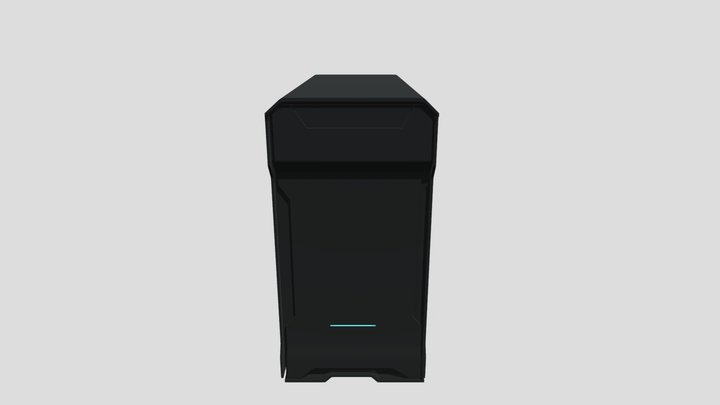Simple Gaming PC (Black) 3D Model