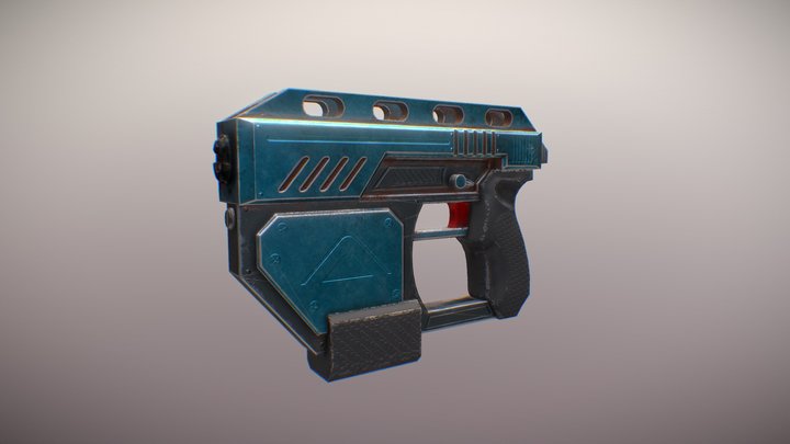 Boleean Gun Sci 3D Model